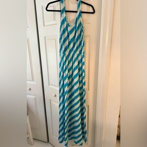 Lilly Pulitzer Blue and Green Patterned Dress